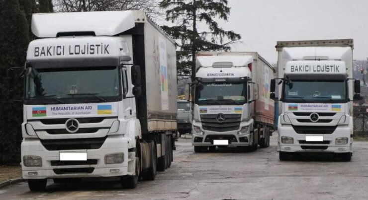 Azerbaycan’ın gönderdiği insani yardım Ukrayna’ya ulaştı