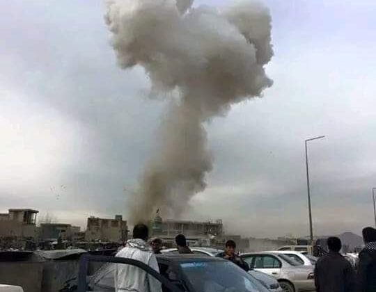 Sabah saatlerinde Kabil havalimanı yakınlarında şiddetli patlama