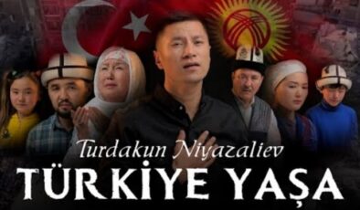 Kırgızistanlı sanatçıdan deprem felaketi nedeniyle Türkiye şarkısı