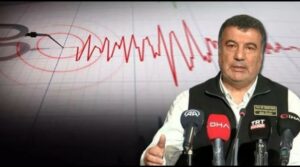 Deprem sonrasında yer kabuğunun sol yönlü, yatay şekilde yaklaşık 7.5