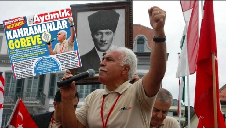 Ocak ayında, Cumhurbaşkanlığı seçiminde Vatan Partisi Doğu Perinçek’in oy oranını