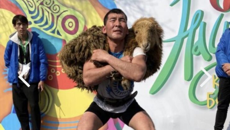 Kazak sporcudan “Koç Kaldırma” rekoru: 2 saatte 2050 defa