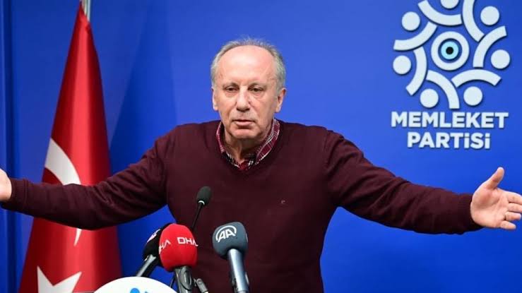 Memleket Partisi Genel Başkanı Muharrem İnce, cumhurbaşkanı adaylığı için gerekli