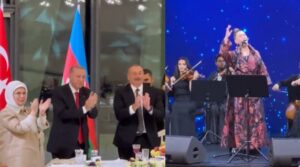 Cumhurbaşkanı Erdoğan ile Aliyev Azerin’i ayakta alkışladı