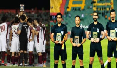 Irak’ta futbol maçında İsveç’teki Kur’an-ı Kerim’e yönelik alçak eylem protesto edildi