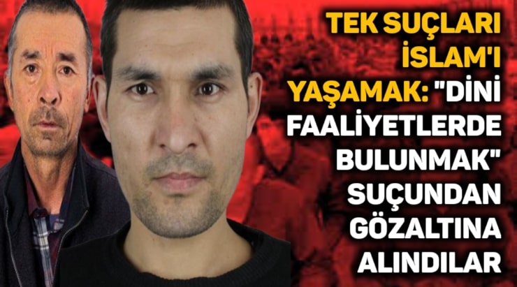 Her iki Uygur Türkünün isimleri – şu anda yaklaşık 35