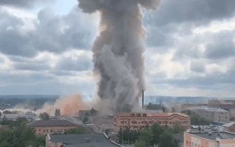 Moskova yakınlarında Sergiev Posad şehrinde şiddetli patlama