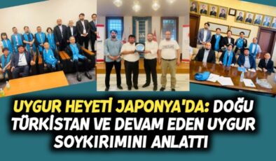 Uygur Heyeti Japonya’da: Doğu Türkistan ve devam eden Uygur Soykırımını anlattı