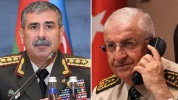 Azerbaycan’ın Karabağ’da başlattığı operasyonun ardından Savunma Bakanı Zakir Hasanov ile