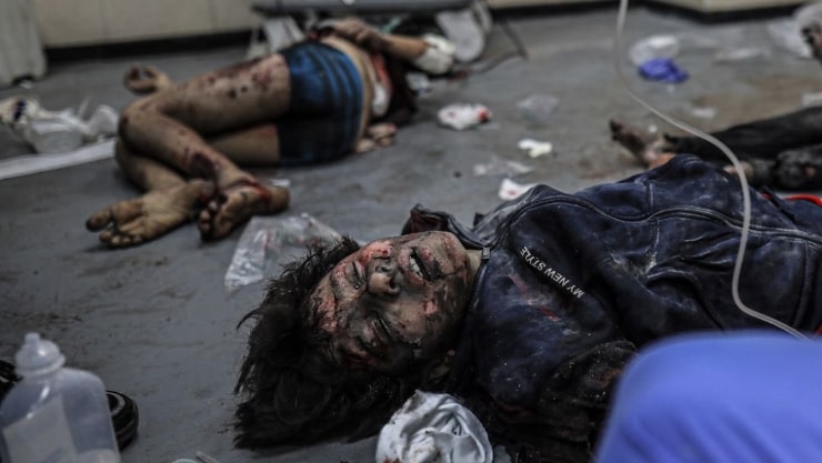 İşgal güçlerinin vahşi saldırıları yüzünden bölgedeki ahalinin %90’dan fazlası hayatlarını