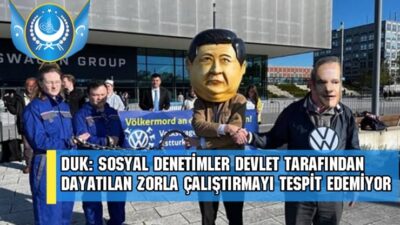 Dünya Uygur Kongresi tarafından yapılan