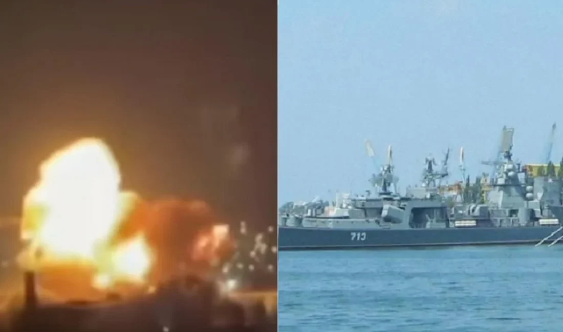 Defense Express tarafından bildirildiğine göre, Rus Karadeniz Filosunun büyük çıkarma