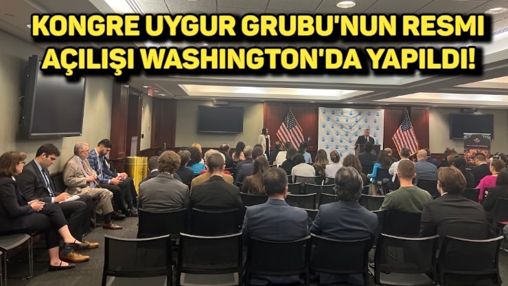 Kongre Uygur Grubu’nun resmi açılışı Washington’da yapıldı!