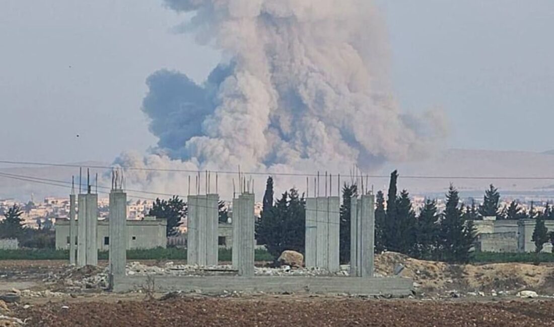 İşgalci israil savaş uçakları Suriye-Lübnan sınırına yakın Humus kenti çevresindeki