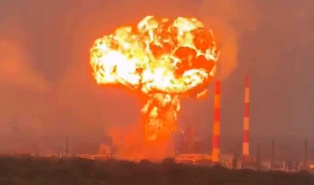 Cumartesi sabahı Ukrayna'ya ait bir insansız hava aracı Rusya'nın Kazan