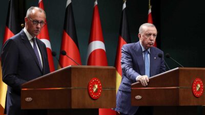 Cumhurbaşkanı Recep Tayyip Erdoğan, Perşembe günü Ankara'da Almanya Başbakanı Friedrich