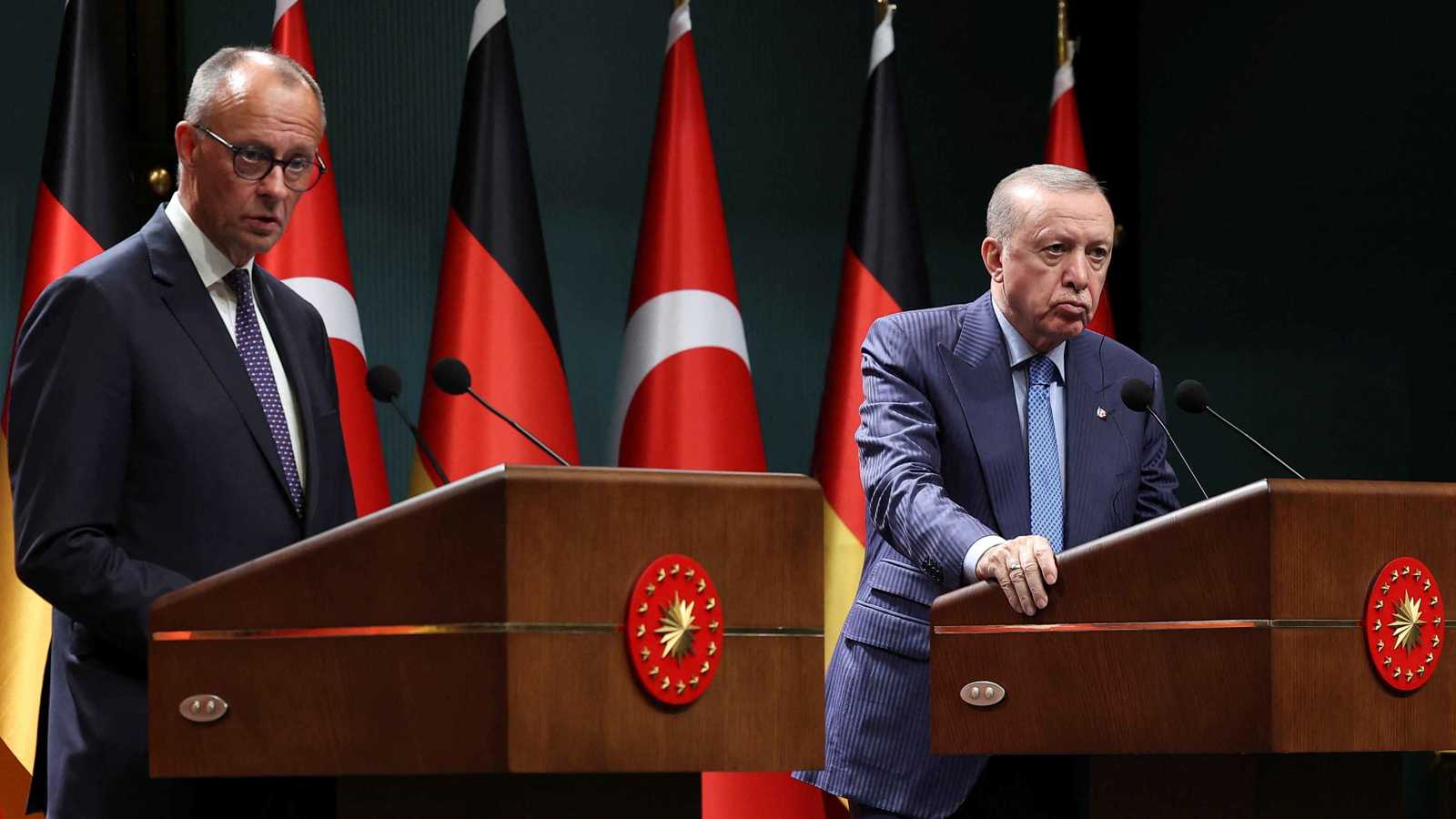 Cumhurbaşkanı Recep Tayyip Erdoğan, Perşembe günü Ankara'da Almanya Başbakanı Friedrich