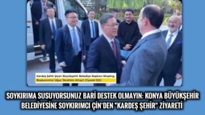 Çin işgali altındaki Doğu Türkistan’da milyonlarca Müslüman Türk soykırıma uğrarken,