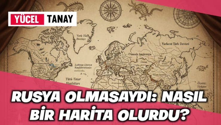 Yücel Tanay Bugünkü dünya haritasını “doğal” sanıyoruz. Oysa haritalar, güçle