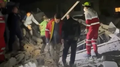 İşgalci israil, İran'ın Tahran ve Kum şehirlerindeki hedefleri vuran ve