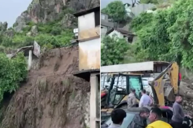 Hatay’da sağanak yağış hayatı felç etti: Köprü ve ev yıkıldı