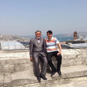 Mayıs 2014'te İstanbul'da babamla birlikteyim